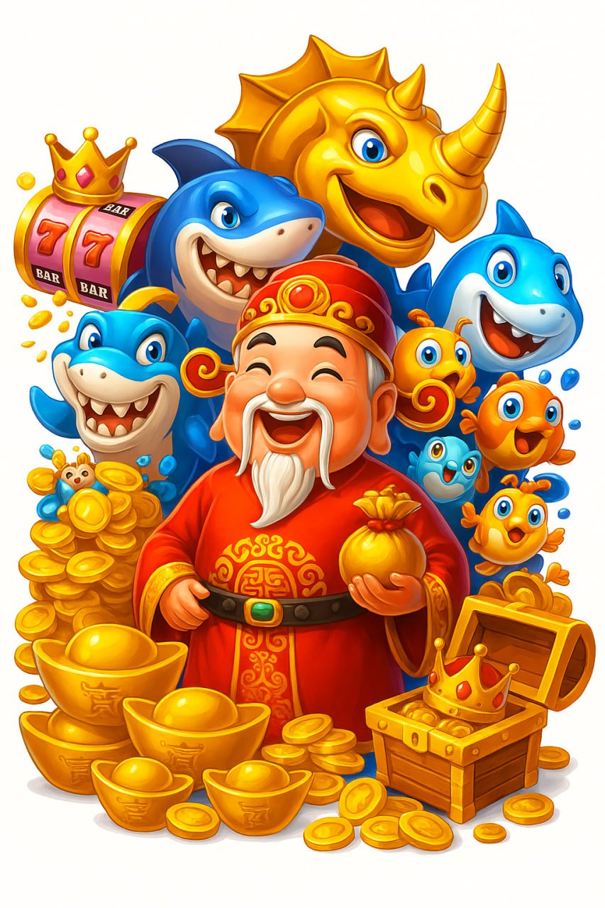 Fish shooting arcade game on apk 14 with colourful underwater graphics
